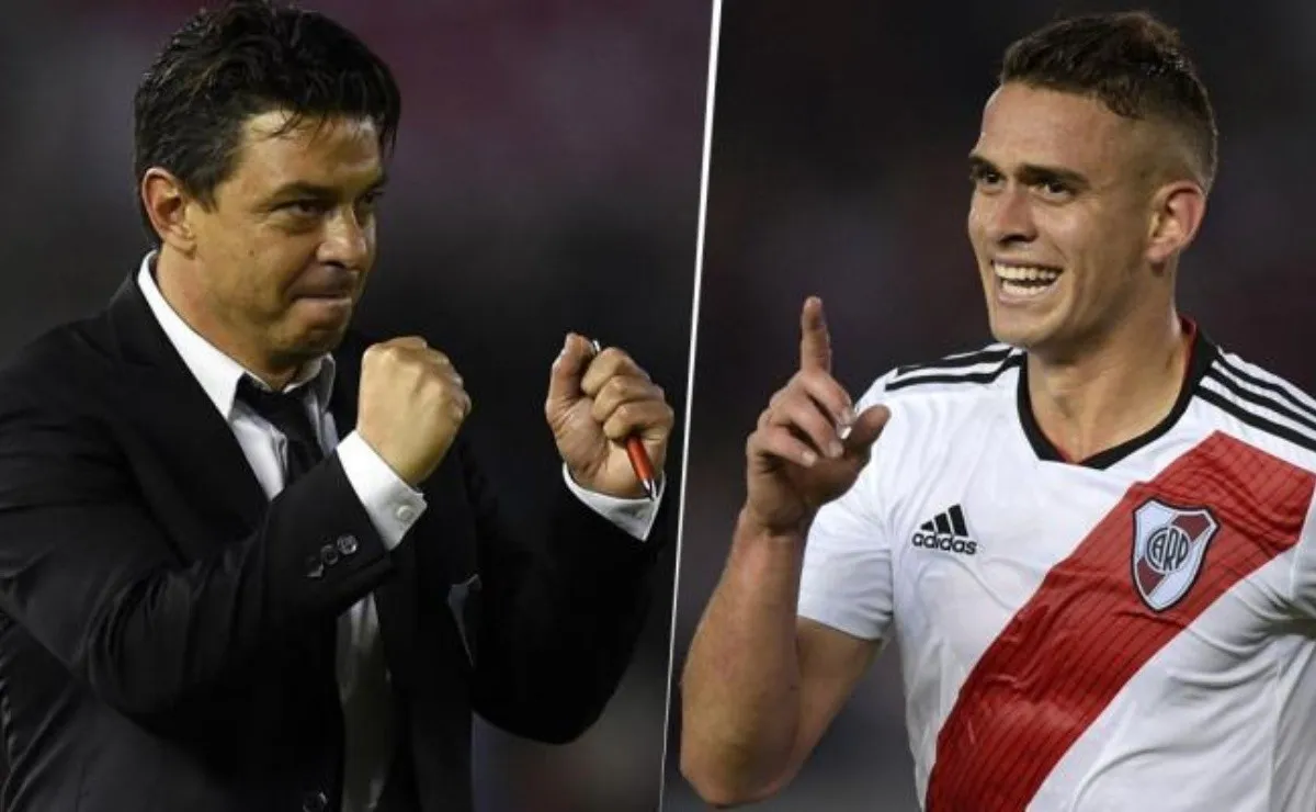 Borré reveló la frase motivacional de Gallardo para sus jugadores