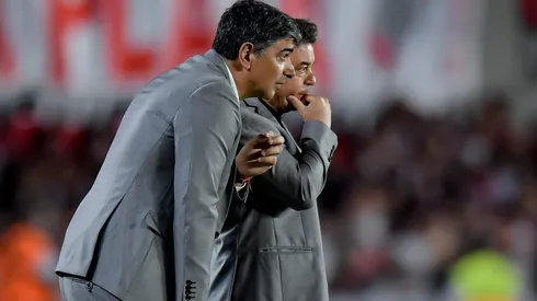 Gallardo y Biscay planean el once de River.