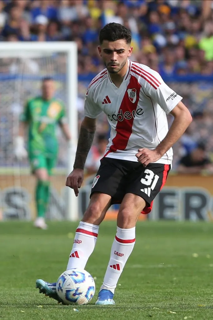 Santi Simón tuvo un buen partido ante Boca y Talleres. (Getty)
