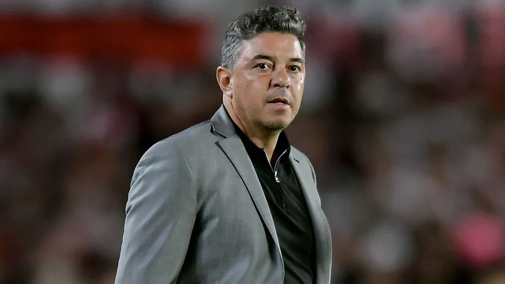 Gallardo ya prepara el partido ante Platense.