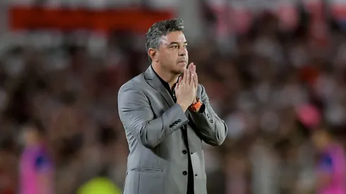 Marcelo Gallardo, ante una arriesgada decisión.