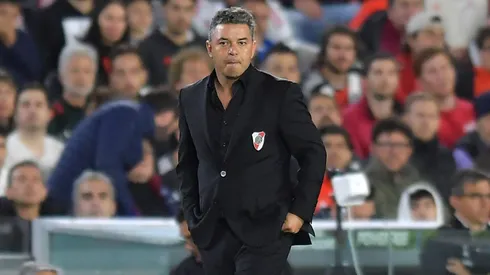 La reacción de Gallardo al gol de Ham.