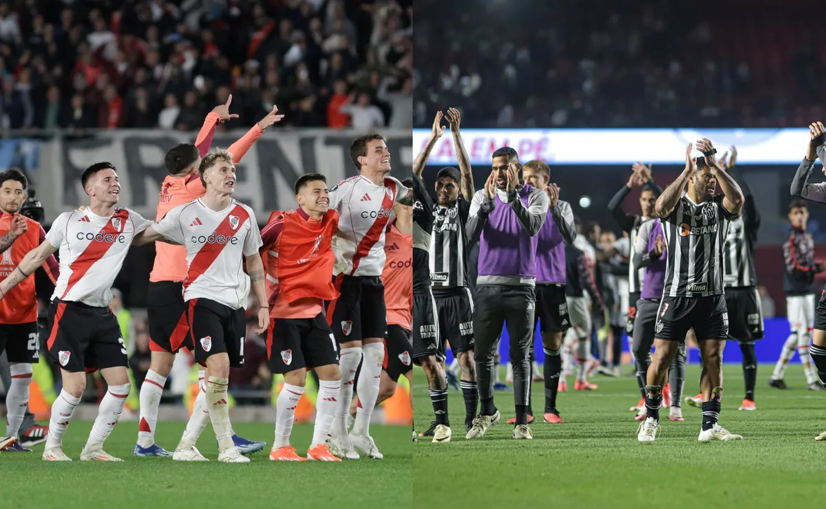 River y Atl. Mineiro abren la serie el 22/10 en Brasil. (Fotos: Diego Haliasz / IMAGO).