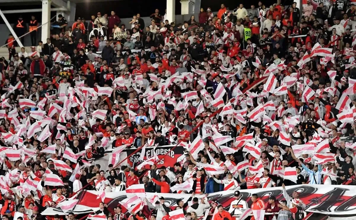 Punto de encuentro para hinchas de River.