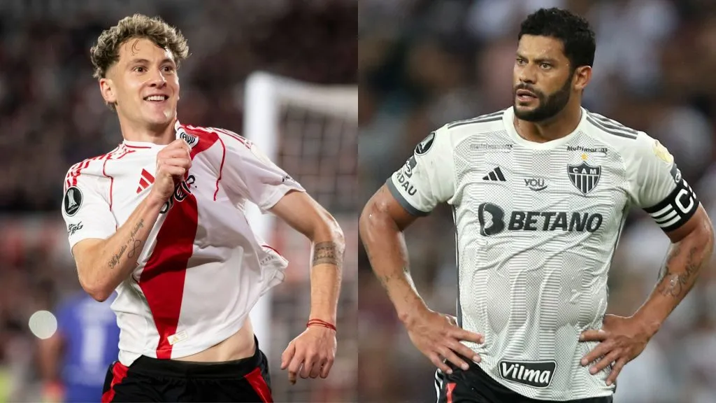 Colidio y Hulk son las figuras de River y Atlético Mineiro para las semifinales. (Getty Images)