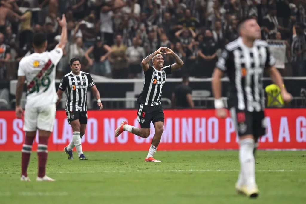 Deyverson marcó el doblete para poner a Mineiro en semifinales. (Getty Images)