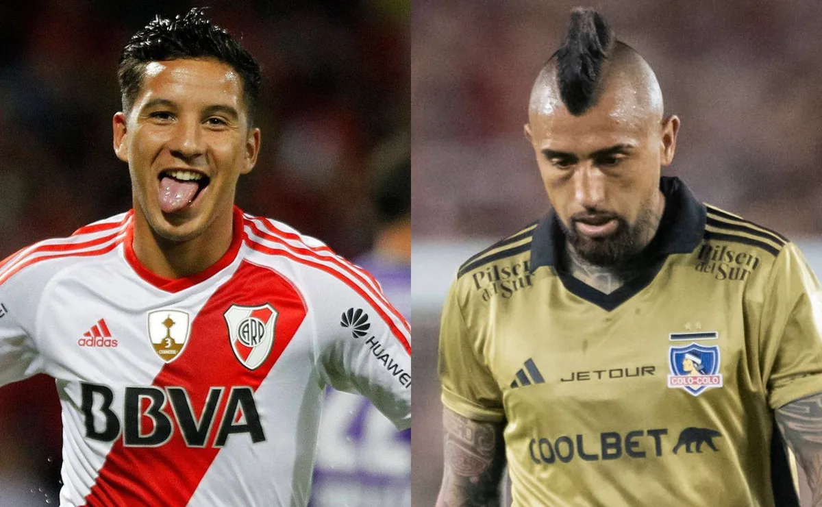 Driussi se burló de Vidal tras el pase a semis de Libertadores.