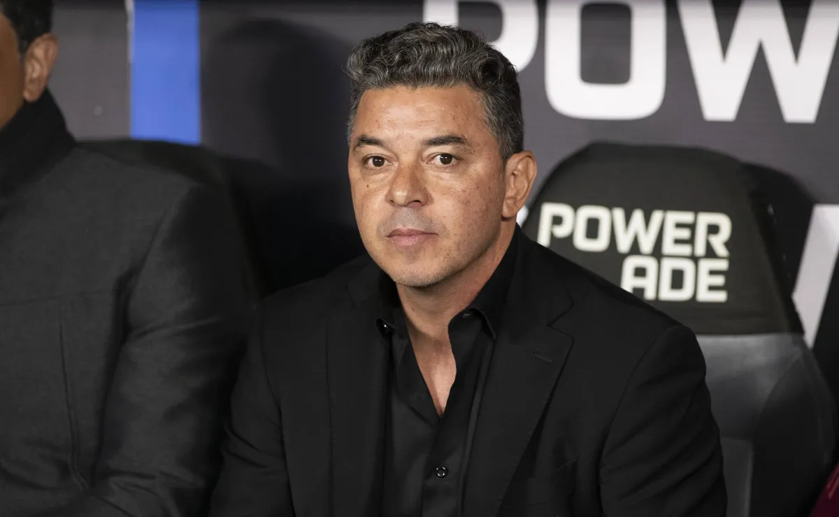Marcelo Gallardo define el 11 de River para visitar al Pincha. Foto: Imago.