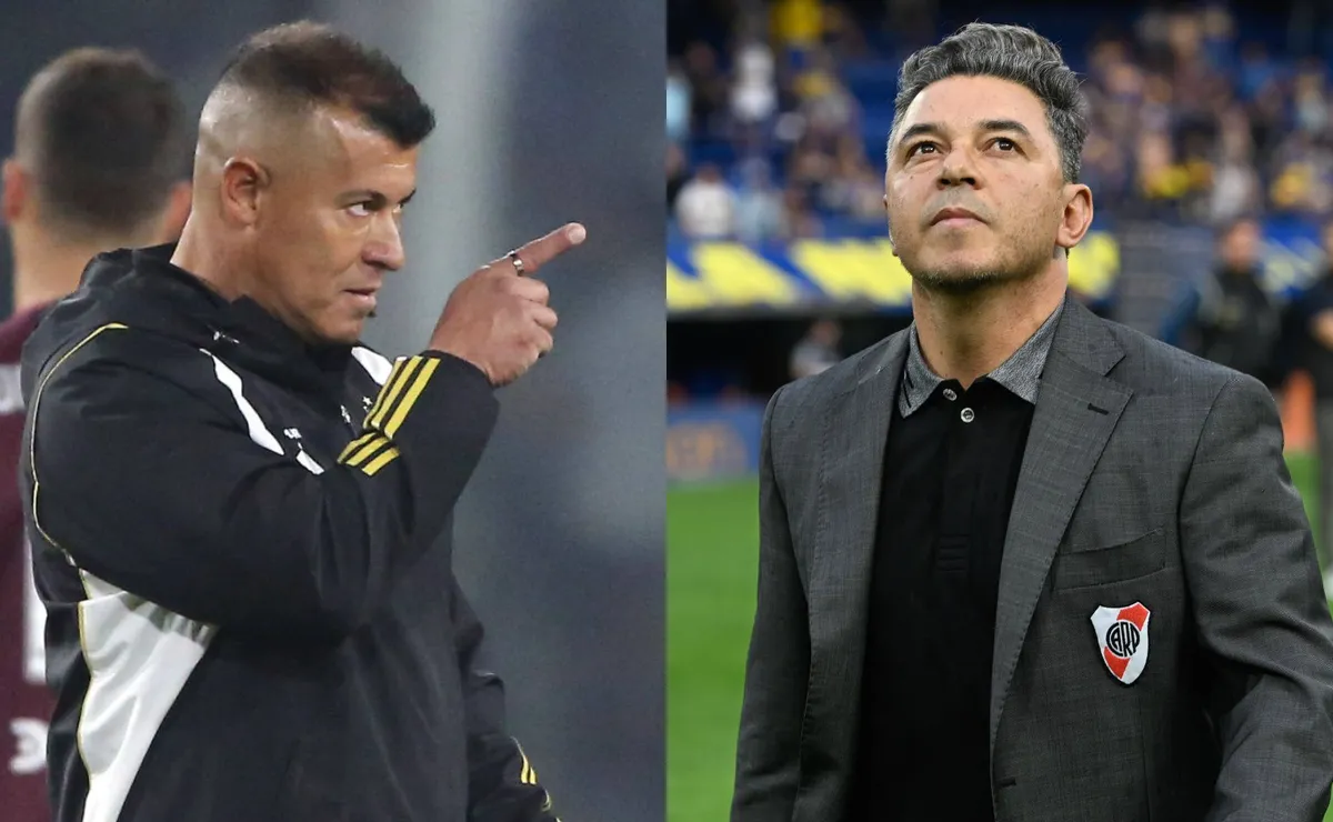 Las palabras de elogio de Almirón hacia Gallardo antes de la vuelta por Libertadores.