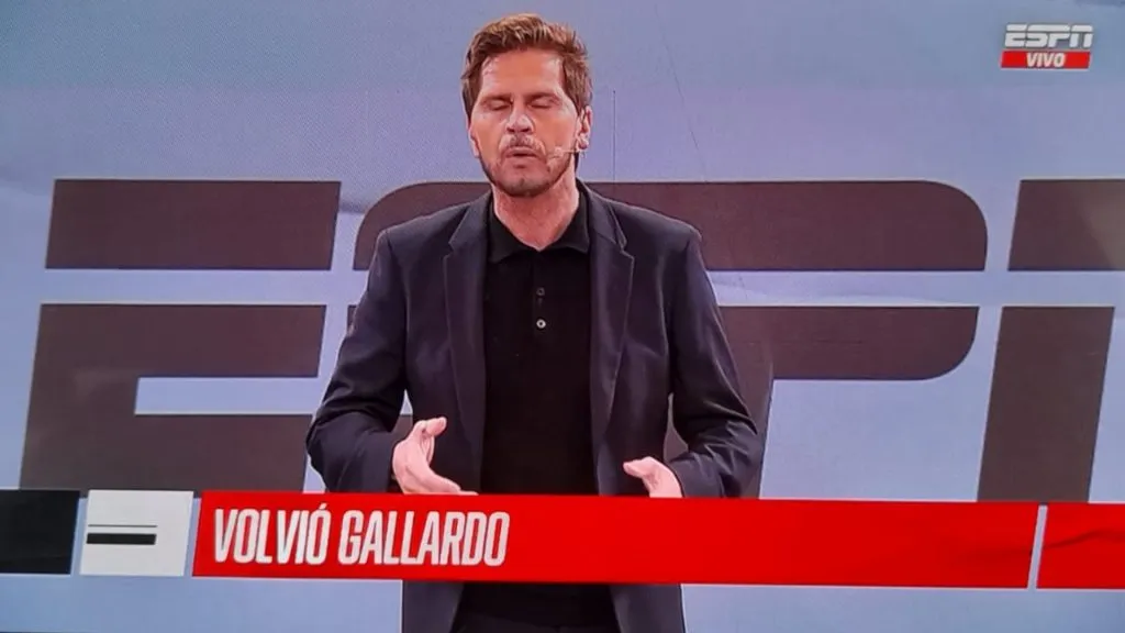 Sebastián Vignolo llenó de elogios a Marcelo Gallardo en su programa de ESPN, F90, tras el triunfo de River sobre Boca en La Bombonera por la 15° fecha de la Liga Profesional 2024 (FOTO: Captura TV).