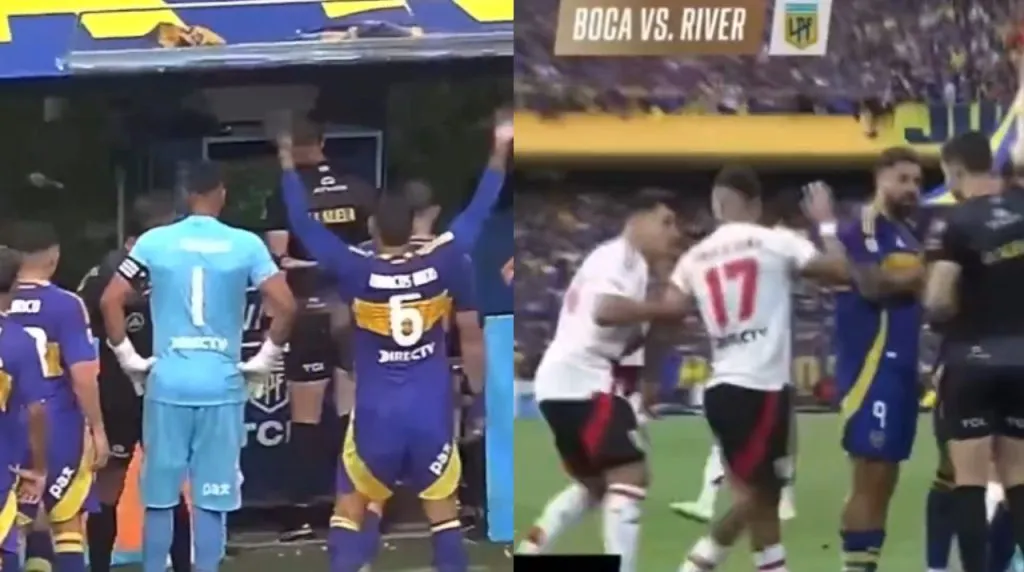 Más imágenes virales del superclásico.