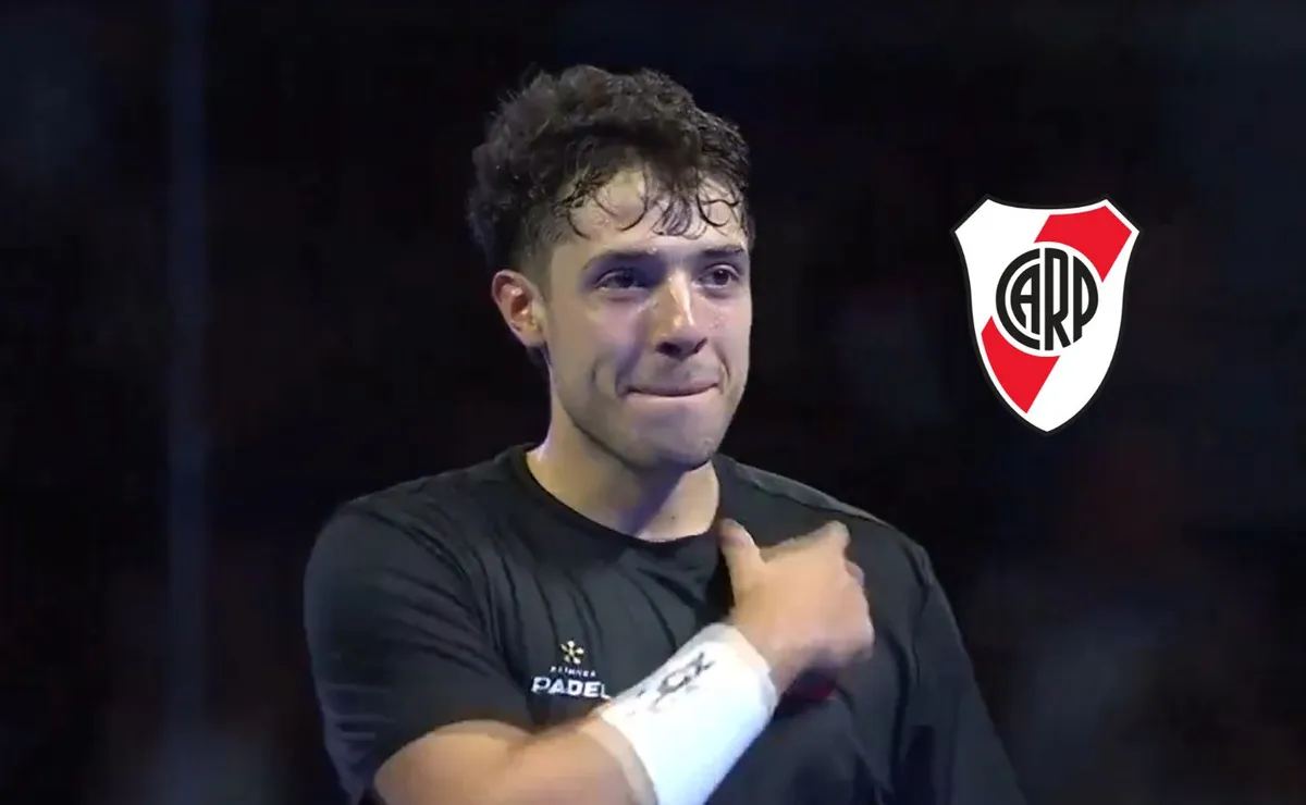 Agustín Tapia, la figura del pádel argentino que salió campeón y festejó a lo River