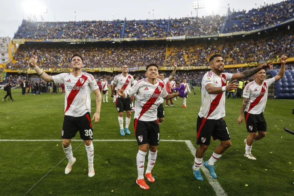 River celebró en la Bombonera. (Getty)