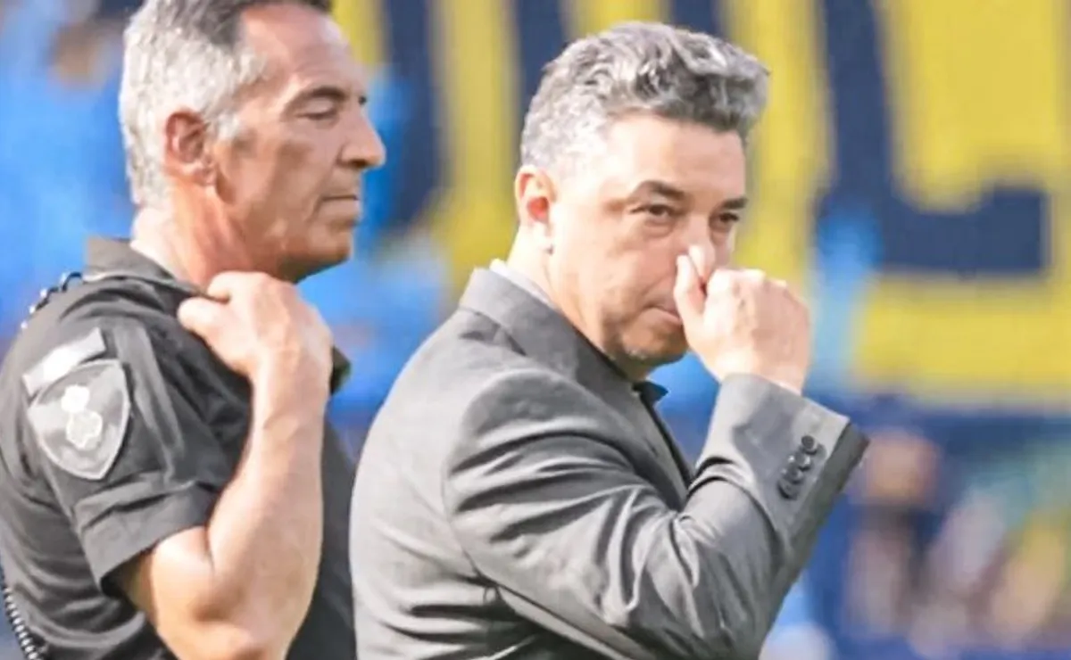 Marcelo Gallardo negó haber hecho un gesto chicanero.