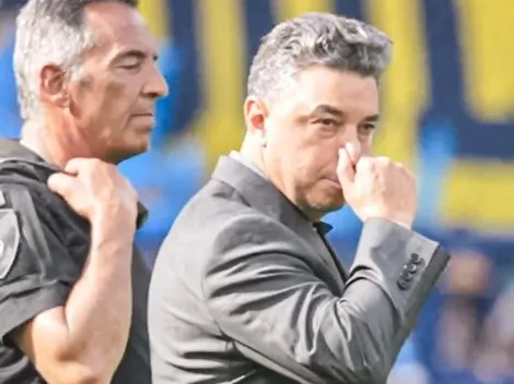 "Tengo un...": Gallardo explicó por qué se tocó la nariz cuando salió a La Bombonera