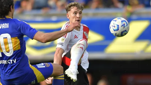 El grito de Colidio en el 1-0 para que River le gane a Boca.