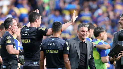 Gallardo se fue feliz de la Bombonera.