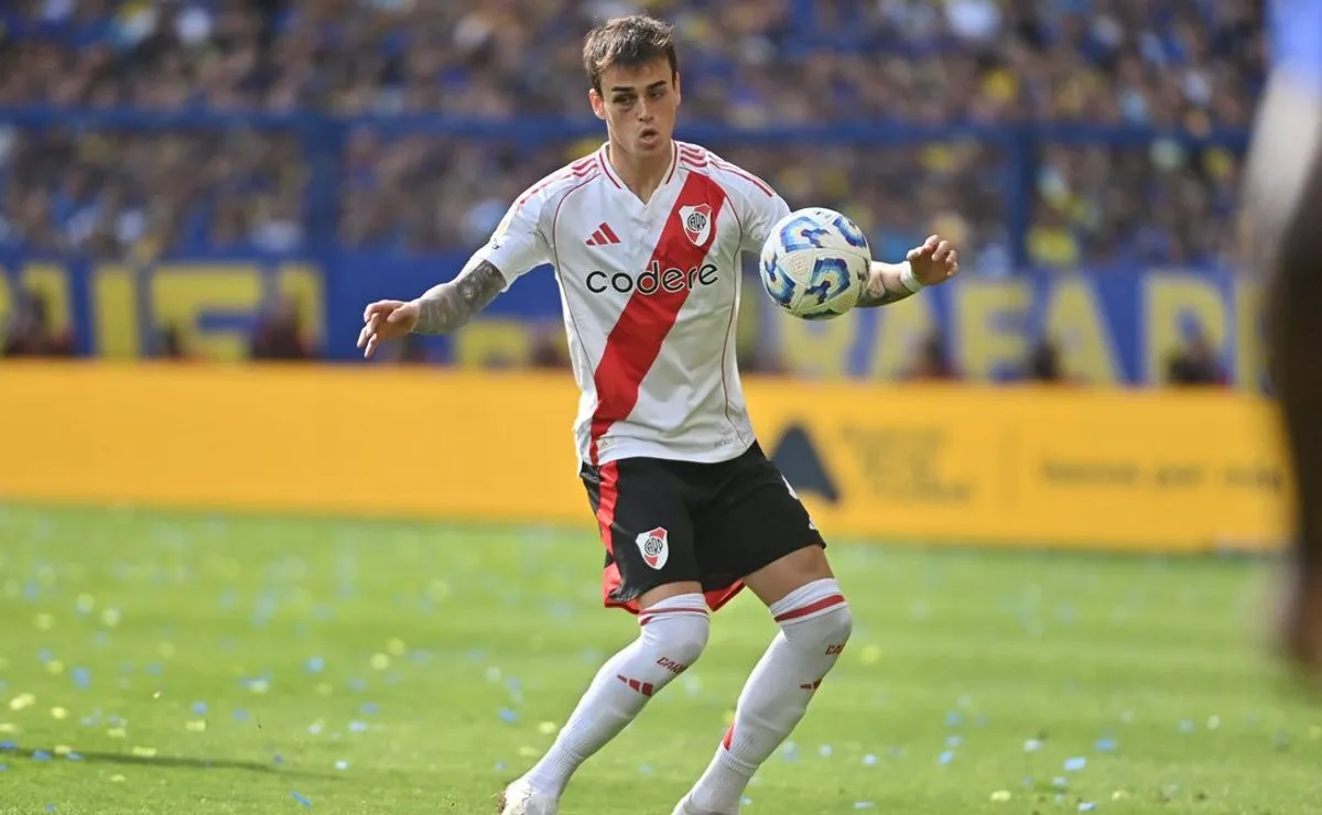Fonseca se despidió de River (Foto: Diego Halisz / LPM).