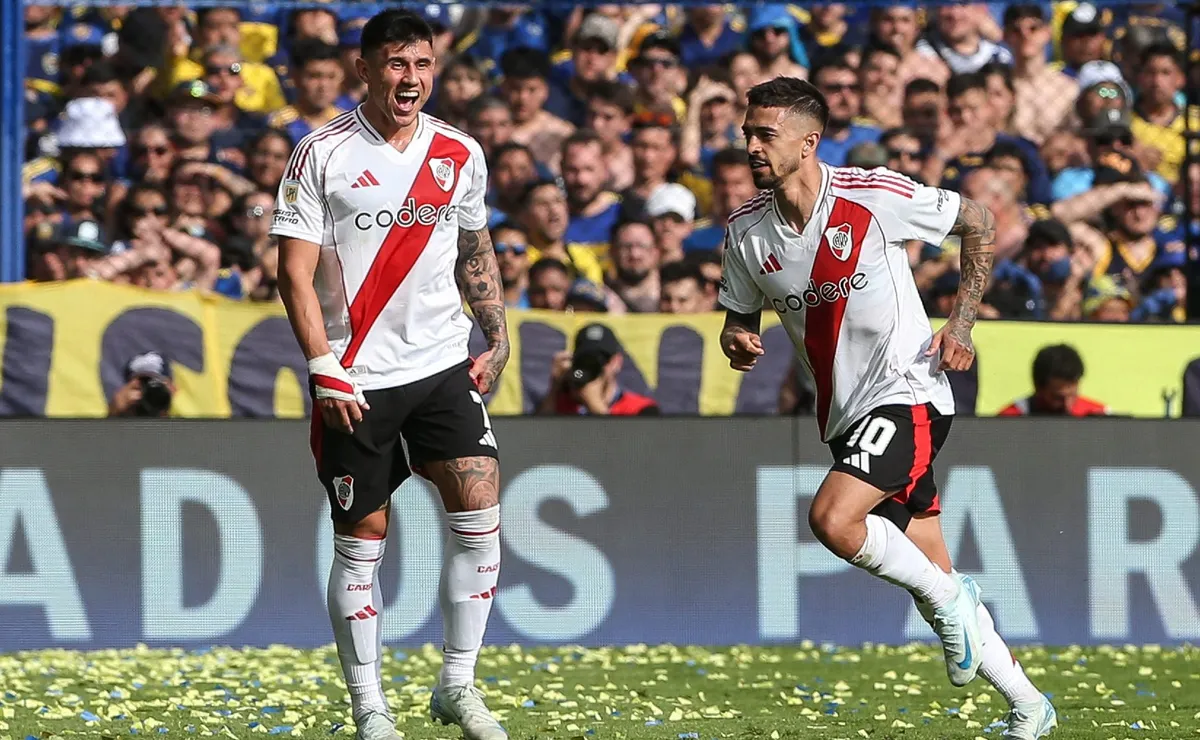 Bareiro fue una de las figuras ante Boca en el superclásico.