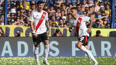 Bareiro fue una de las figuras ante Boca en el superclásico.