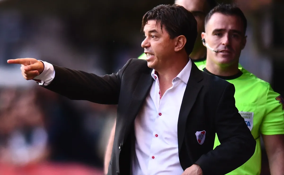 Marcelo Gallardo en La Bombonera.