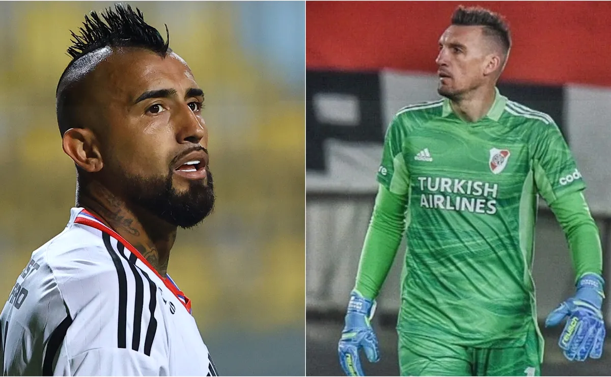 Arturo Vidal vs Franco Armani.