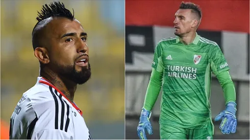 Arturo Vidal vs Franco Armani.