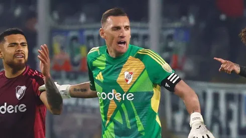 Franco Armani la rompió ante Colo Colo