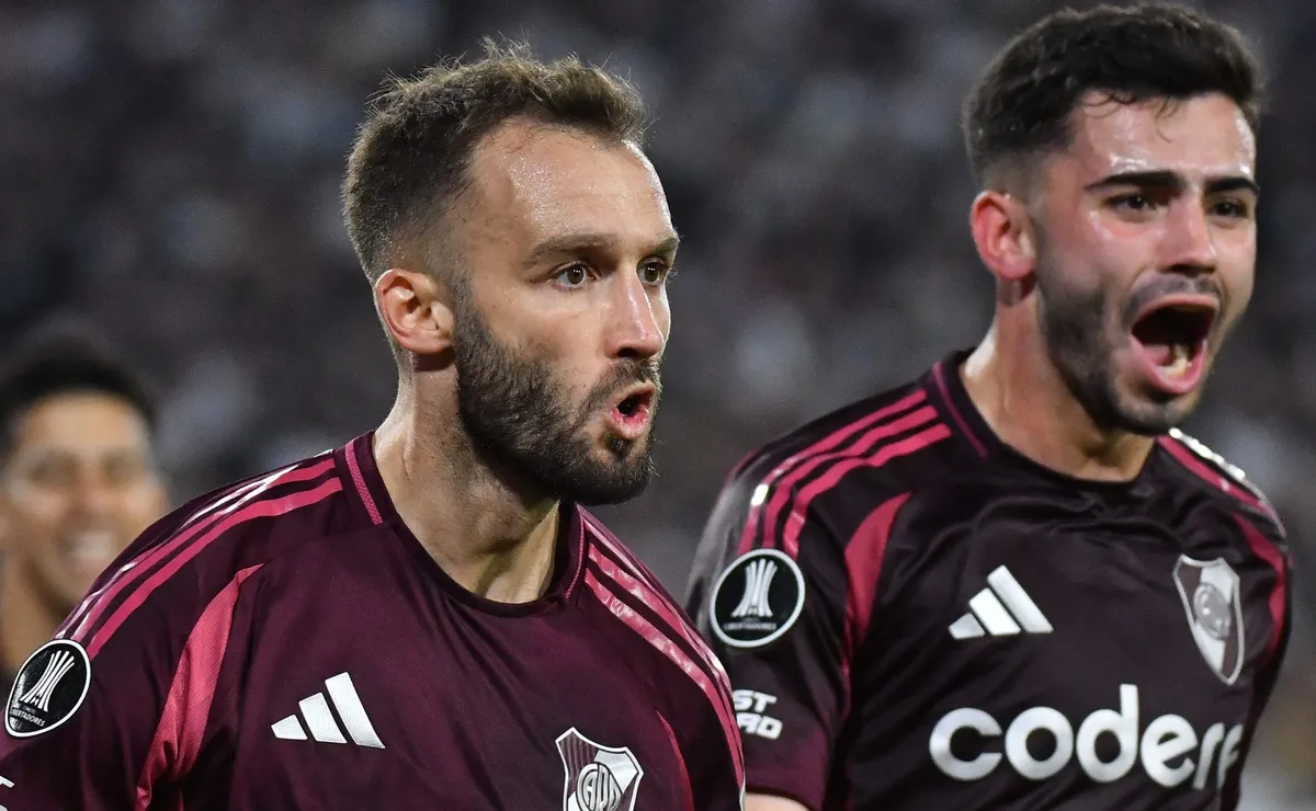 Los goles importantes de Germán Pezzella en River.