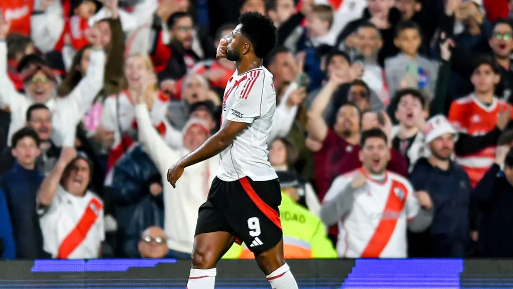 Miguel Borja, la máxima carta de gol de River, descansaría ante Boca.