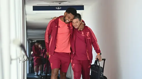 Miguel Borja quiere seguir en el River de Marcelo Gallardo (Foto: Prensa River).