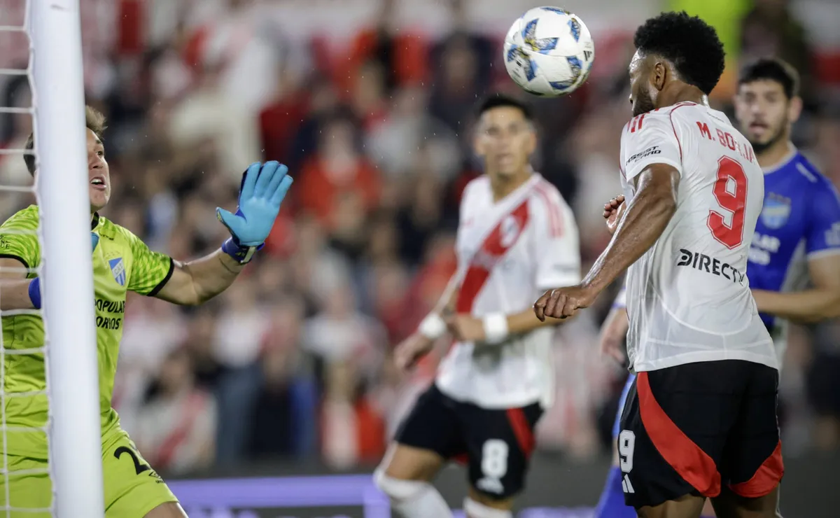 Miguel Borja. River Plate vs Atletico Tucuman.