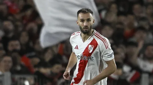 Germán Pezzella pidió el cambio. Foto: LPM / Diego Haliasz.