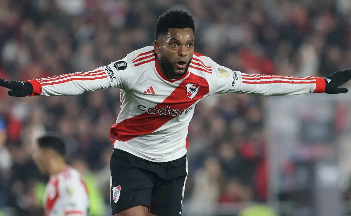 Miguel Borja lleva 27 goles en River en 2024.