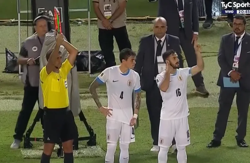 Fonseca hizo su debut oficial con la Selección de Uruguay.