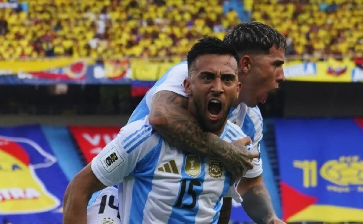 VIDEO: el gol de Nico González para el empate de Argentina ante Colombia