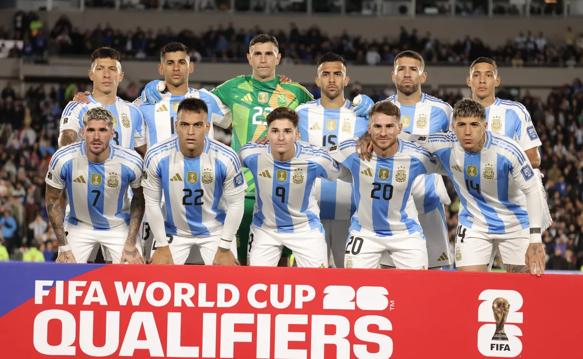 Cómo formaría Argentina vs. Venezuela (Foto Prensa AFA).