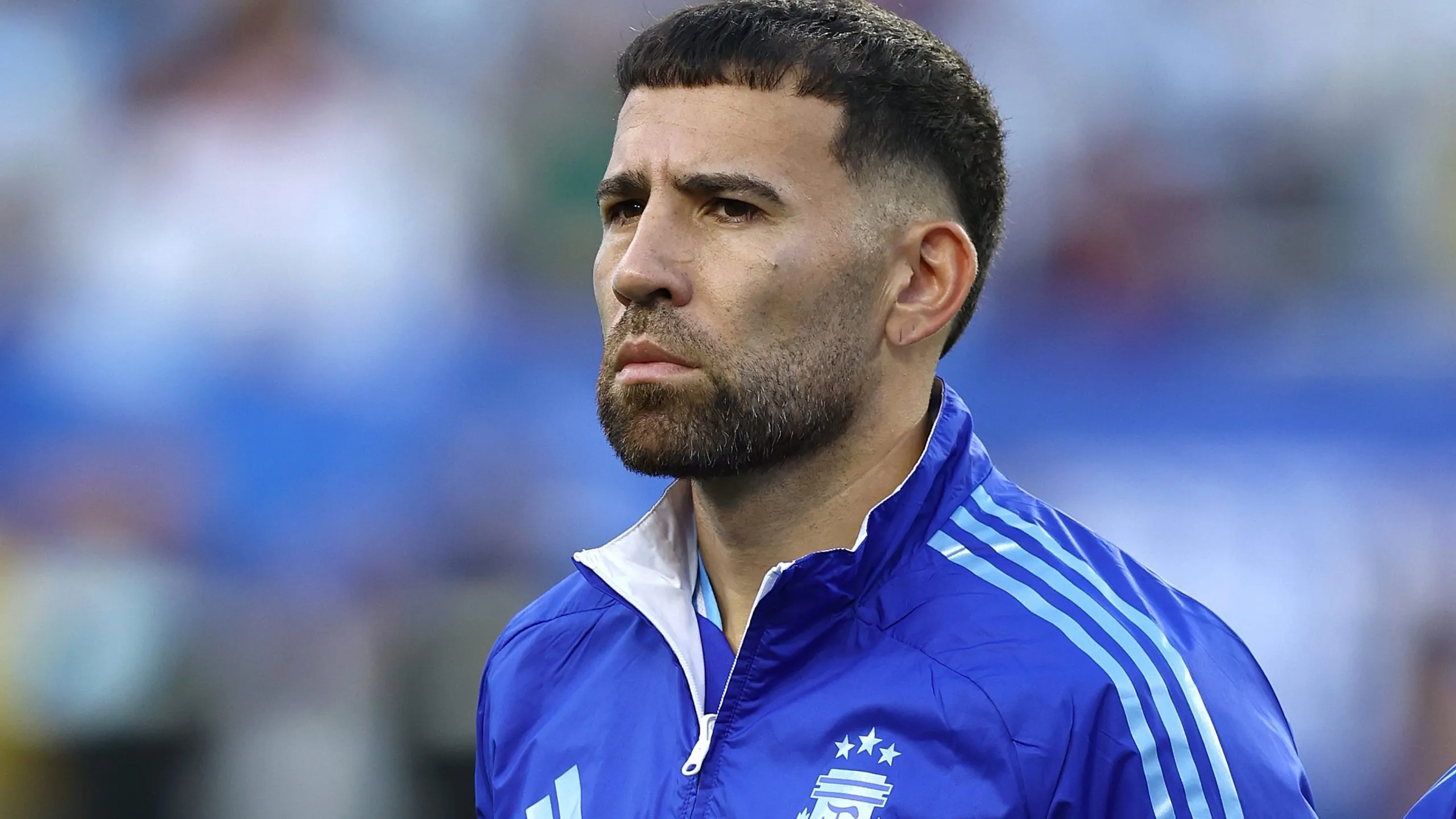 Nicolás Otamendi llevará la cinta de capitán de Argentina ante Chile esta noche. (Getty Images)