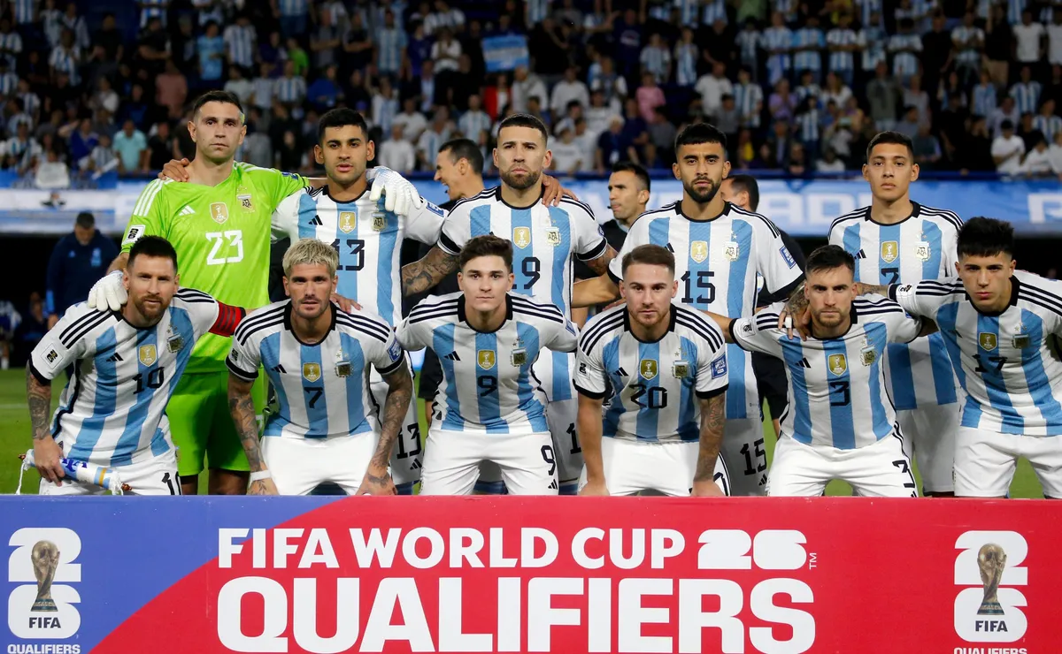 La probable formación de Argentina vs. Chile.