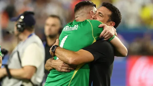 Scaloni habló de Armani.