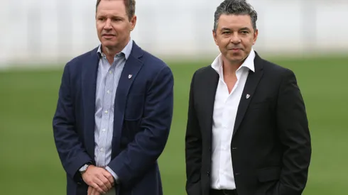 Jorge Brito y Marcelo Gallardo. (Foto: Getty).