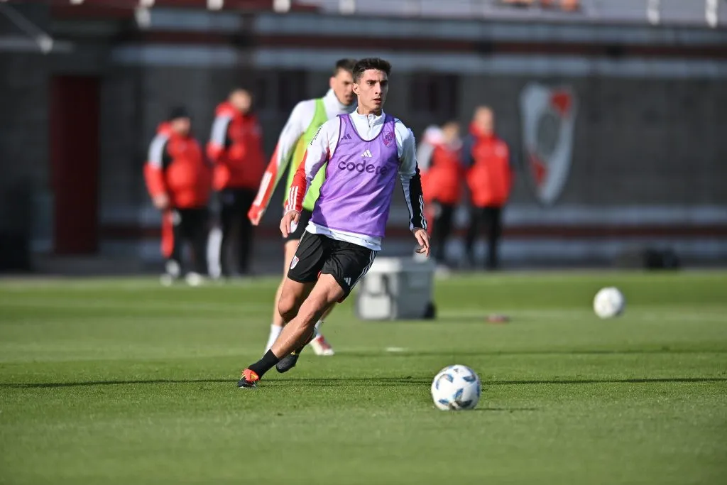 Gattoni quiere aprovechar la pretemporada para ganar minutos. (River Prensa)