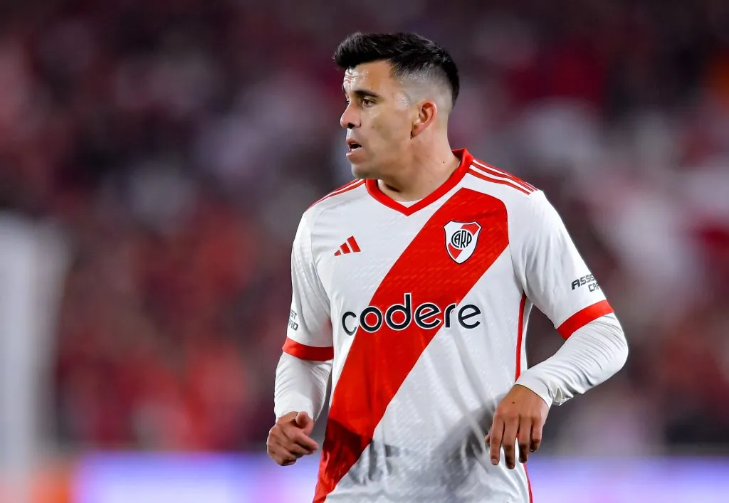 El Huevo Acuña ya lleva dos partidos en River. (Getty)