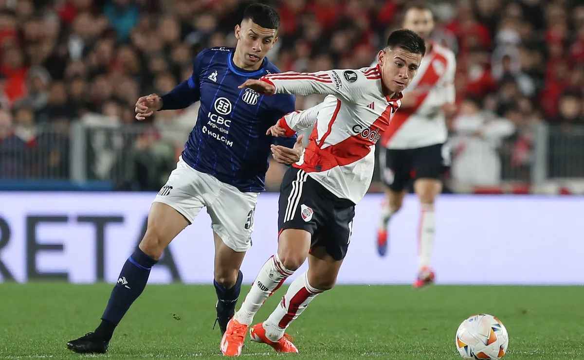 River enfrentó hace poco a Talleres en el Monumental por la Liga Profesional y la Copa Libertadores.