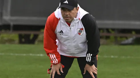 Gallardo se enfoca en el partido con Independiente Rivadavia. (Foto: LPM / Diego Haliasz).