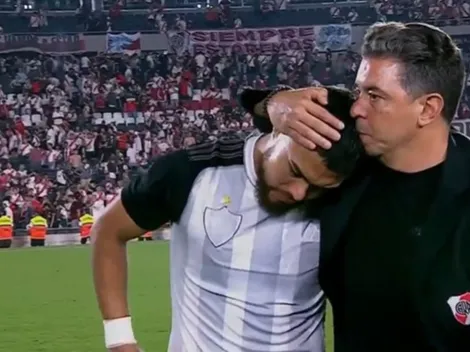 Un gesto, un consuelo y una frase llamativa: lo que le dijo Marcelo Gallardo a Paulo Díaz cuando lo vio llorar