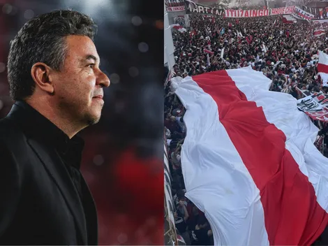 La pregunta inesperada de Gallardo en medio del banderazo de River