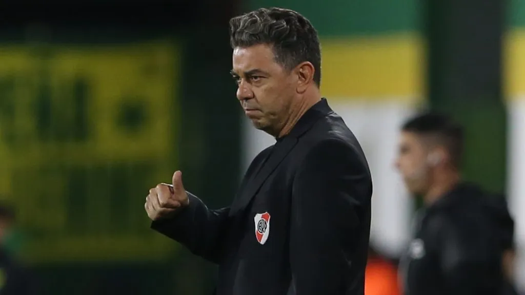 Gallardo habló de la revancha del martes ante Mineiro.