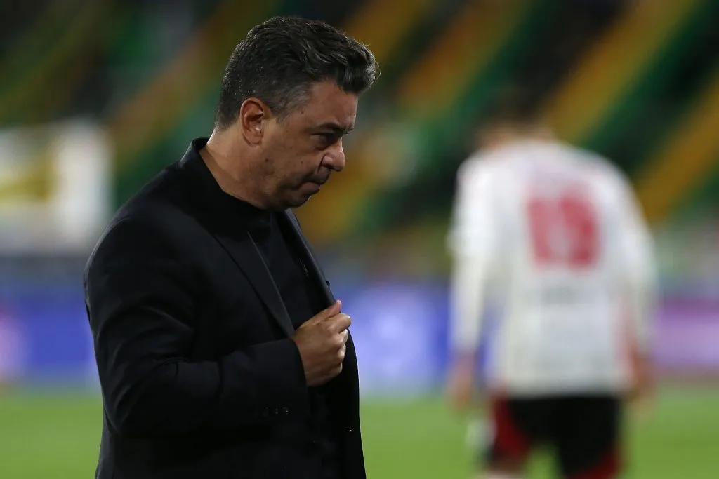 Gallardo y sus palabras esperanzadoras de cara a la vuelta vs. Mineiro. (Getty Images)