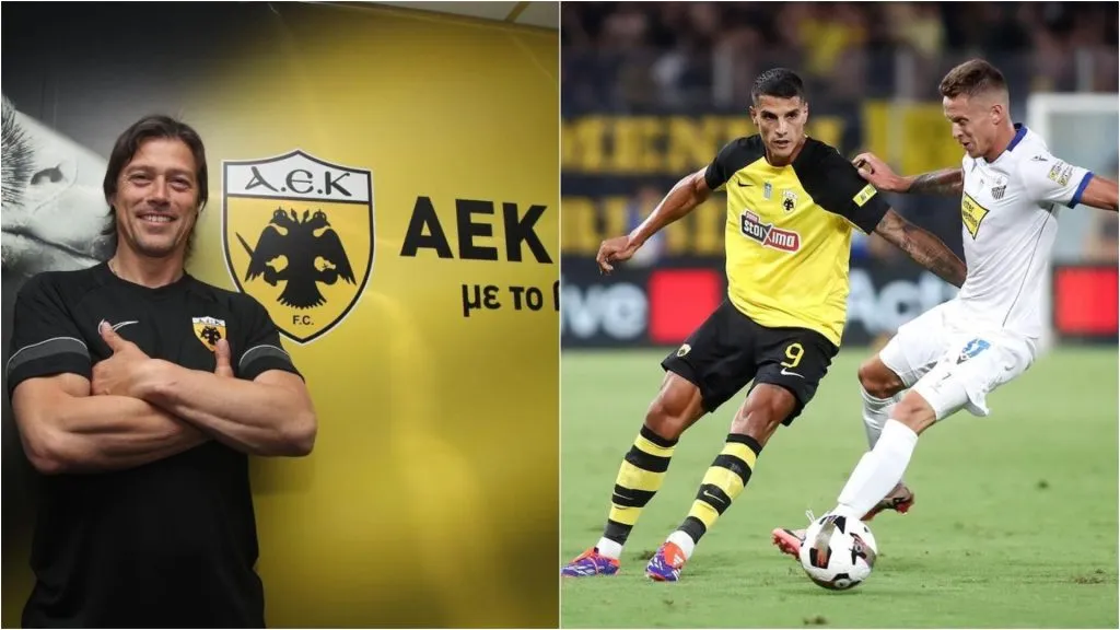 Erik Lamela fue fichado por el AEK de Atenas en julio de 2024. Firmó un contrato por las próximas tres temporadas (FOTO: @eriklamela).